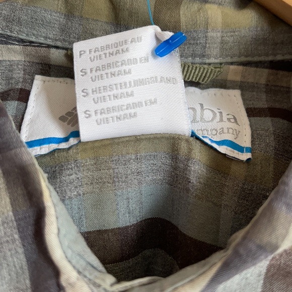 Columbia plaid Button Down Men’s Small - Picture 12 of 13
